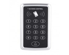 Controlador de acceso con lector de tarjetas, introducci�n de c�digo, bot�n de timbre y apertura de cerradura Electrica