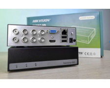 DVR HIKVISION 8 CANALES + 2 IP , 1080LITE. GRABACION H.265 + ALMAC. INTERNO DE 480GB, CLASIFIC DE PERSONAS Y VEHICULOS