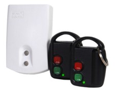 SET REMOTO ELMES INALMBRICO DE 2 CANALES *100 ENCRIPTADO ALCANCE 100 MTS. EN CAMPO ABIERTO MULTIFUNCION, APTO PARA TODAS LAS MARCAS DE ALARMA (INCLUYE 2 TRANSMISOR)