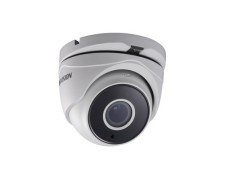 Cmara HD-TVI tipo DOMO VARIFOCAL con lente motorizado de 2.8 a 12mm. Sensor de imagen CMOS de 2MP. Resolucin de 1920x1080 a 25 fps. WDR. Iluminacin minima 0.01 Lux. Iluminador Inteligente IR EXIR d