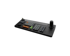 Teclado de control para Domos PTZ, DVR, Etc. CONEXCION RS 485 PANTALLA LED. Controla hasta 128 Domos PTZ Analgicos. Controla hasta 128 DVRs (Teclado forntal de DVR) 63 Protocolos PTZ. Hasta 16 Tecla