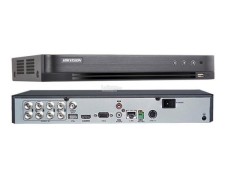 DVR HIKVISION 1080P DS-7208HQHI-F1/NIO Grabadora de 8 CH Turbo 3.0 4brid (Analogica, Turbo HD, AHD, 1 canal IP), 1 in audio, 1 sal audio, 2 HD MAX 6TB, VGA / HDMI, Graba 12 fps 1080P y tpo. real 720P,